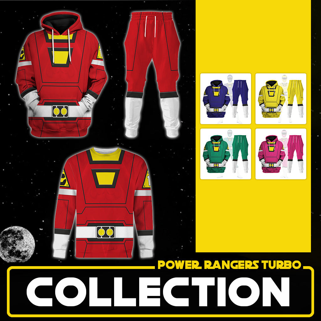Power Ranger Track Jacket MakerHuman.com | Roar into Action: Power Rangers Turbo Cosplay ...