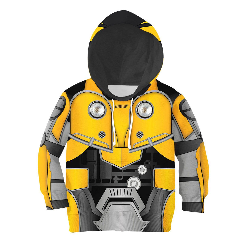 OodieGang Bumblebee Kid Costume Cosplay Hoodie Sweatshirt T-Shirt - OodieGang.com