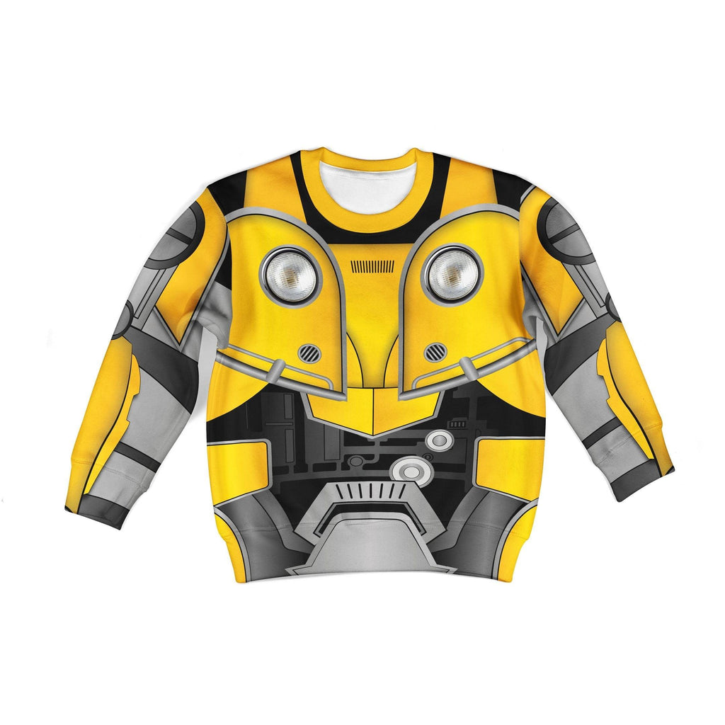 OodieGang Bumblebee Kid Costume Cosplay Hoodie Sweatshirt T-Shirt - OodieGang.com