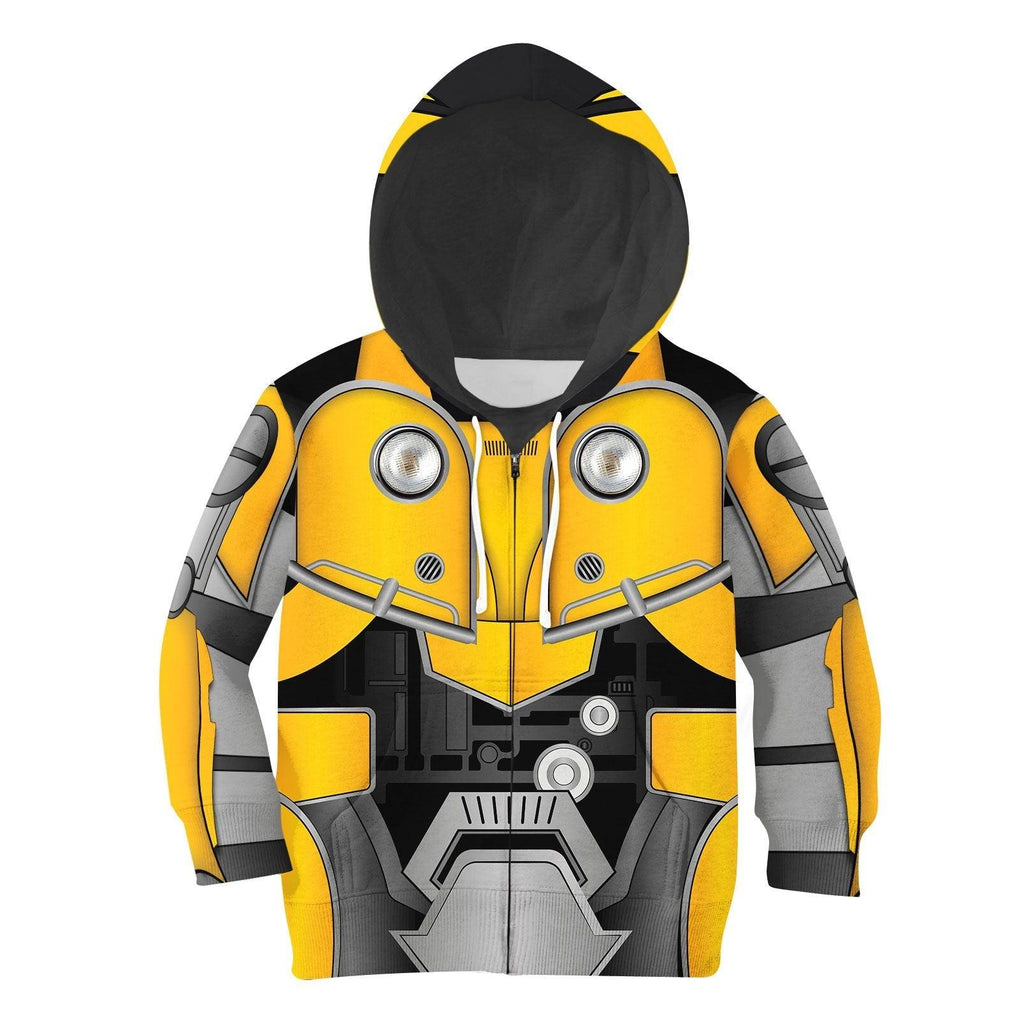 OodieGang Bumblebee Kid Costume Cosplay Hoodie Sweatshirt T-Shirt - OodieGang.com