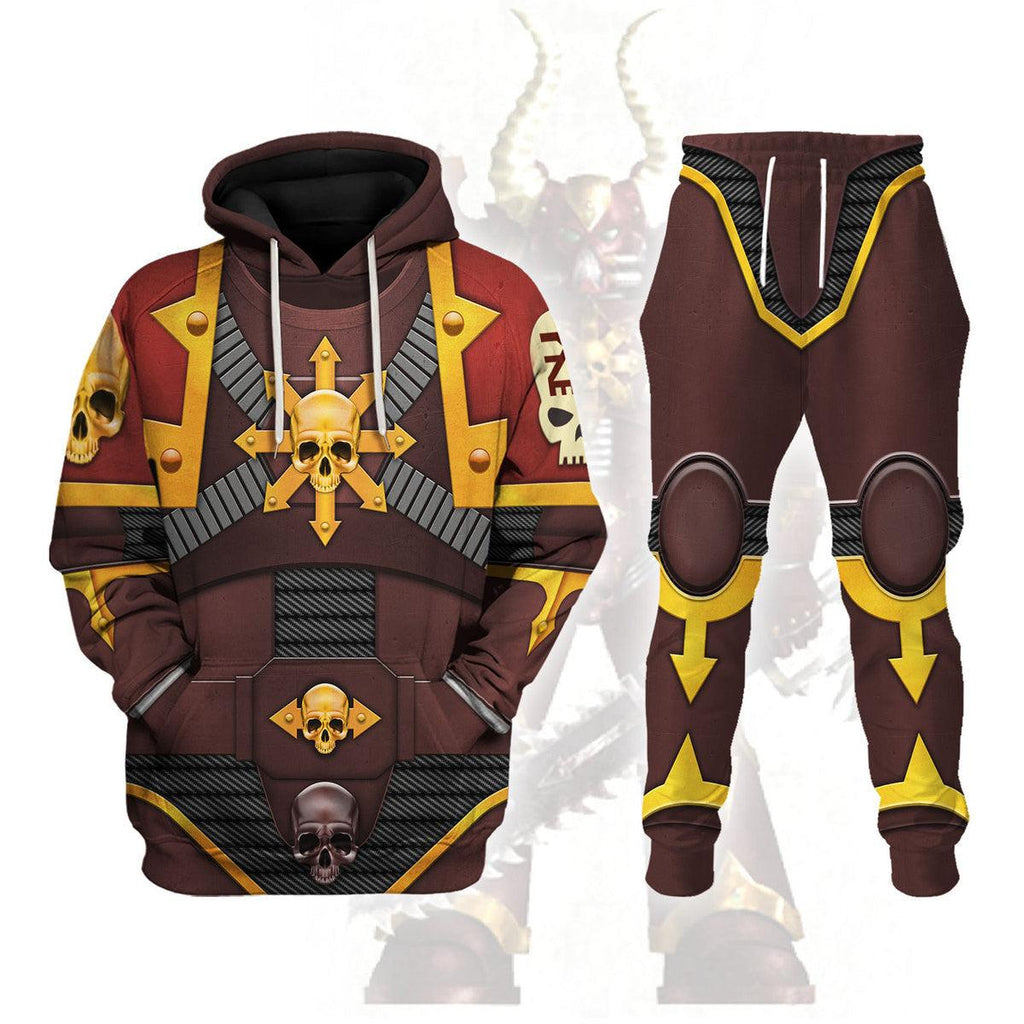 The Brazen Beasts Khorne Daemonkin Warband Colour Scheme T-shirt Hoodie Sweatpants Cosplay - OodieGang