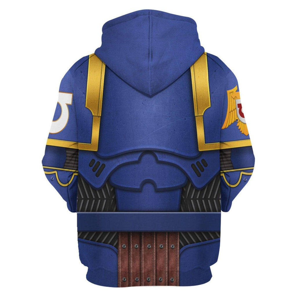 Ultramarines Captain T-shirt Hoodie Sweatpants Cosplay - OodieGang