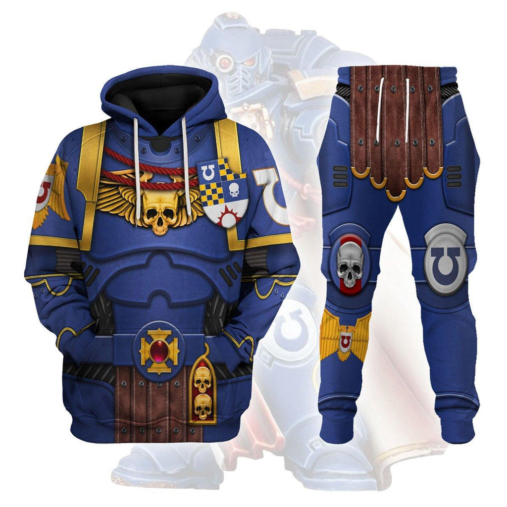 Ultramarines Captain T-shirt Hoodie Sweatpants Cosplay - OodieGang