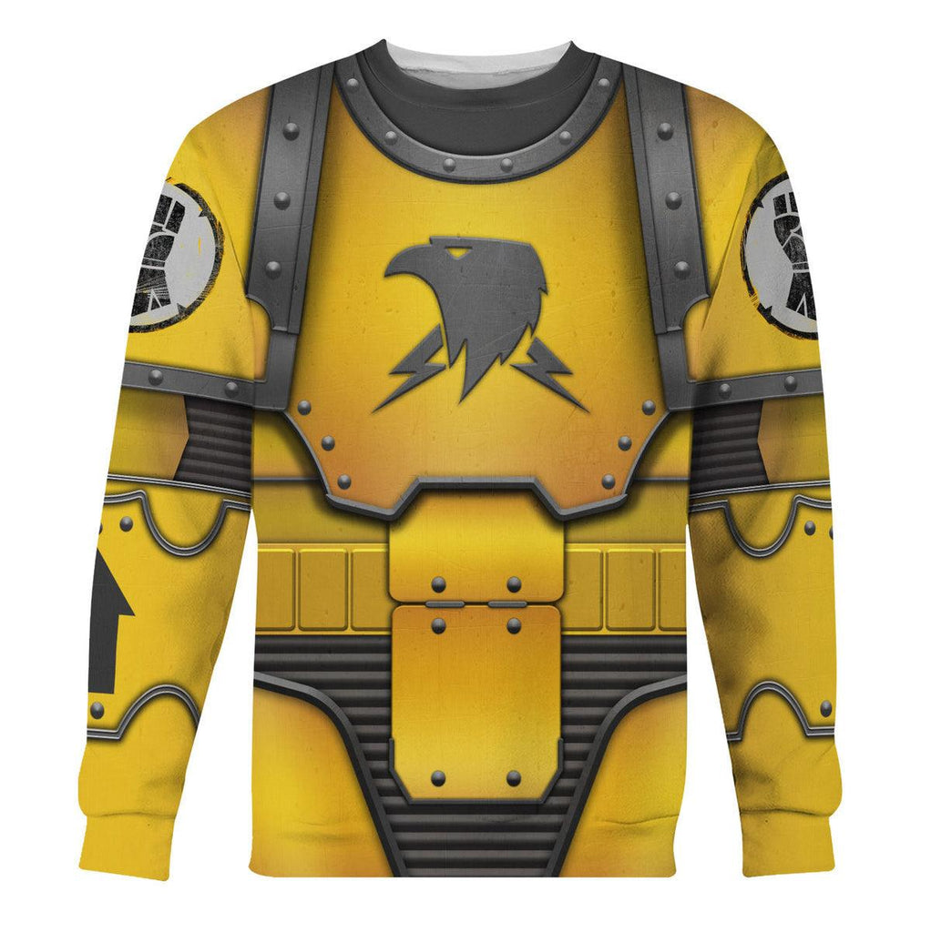 Imperial Fists in Mark III Power Armor T-shirt Hoodie Sweatpants Cosplay - OodieGang