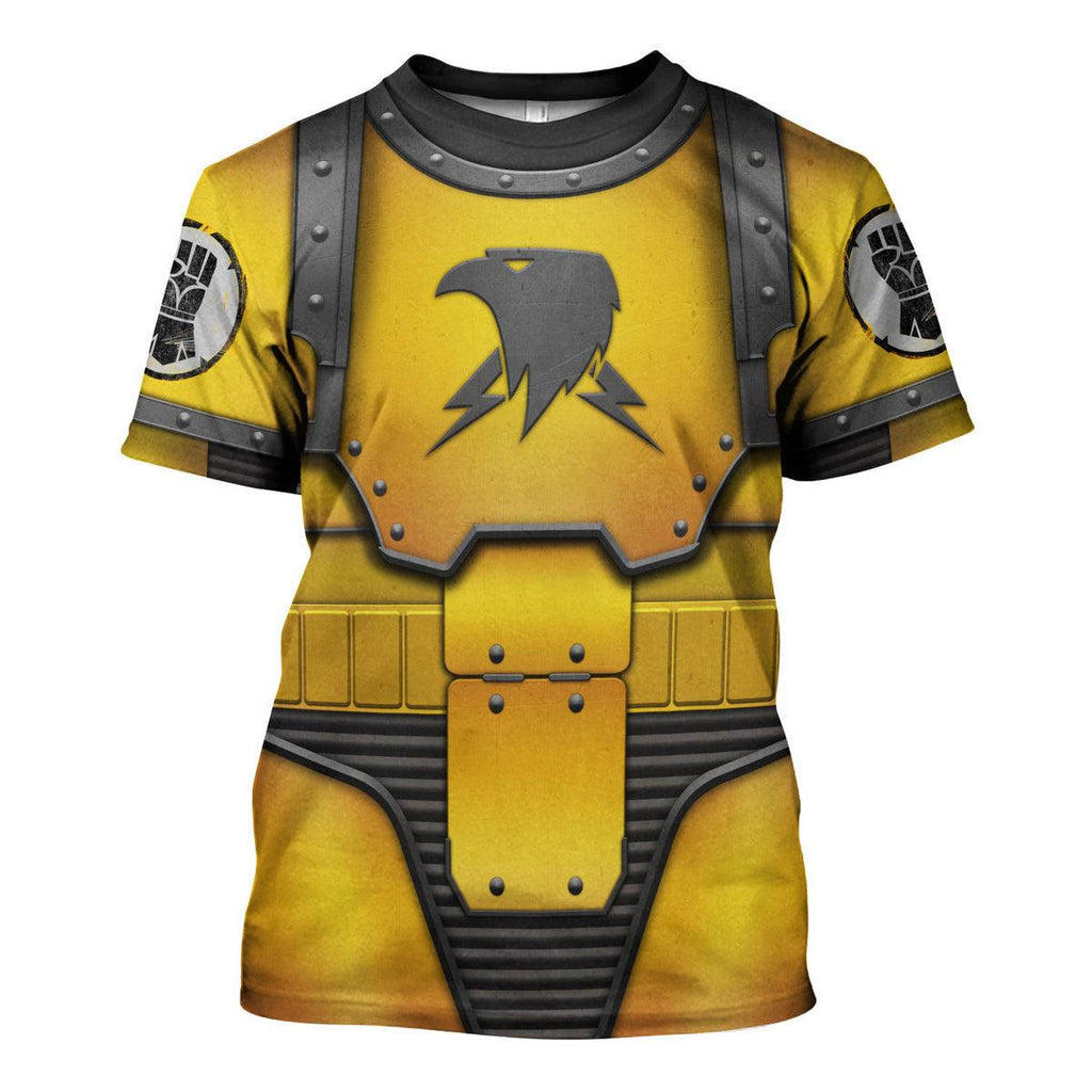 Imperial Fists in Mark III Power Armor T-shirt Hoodie Sweatpants Cosplay - OodieGang