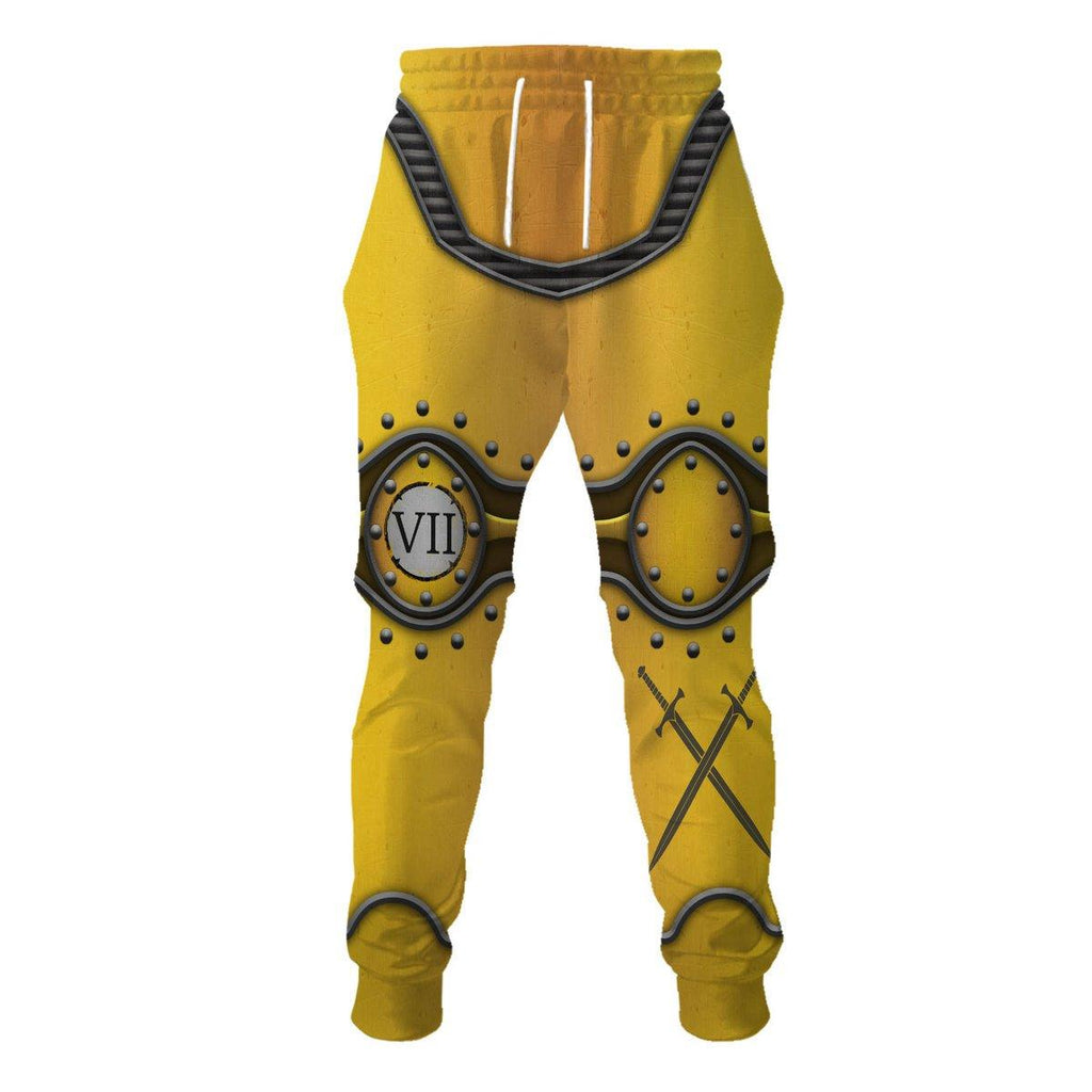 Imperial Fists in Mark III Power Armor T-shirt Hoodie Sweatpants Cosplay - OodieGang