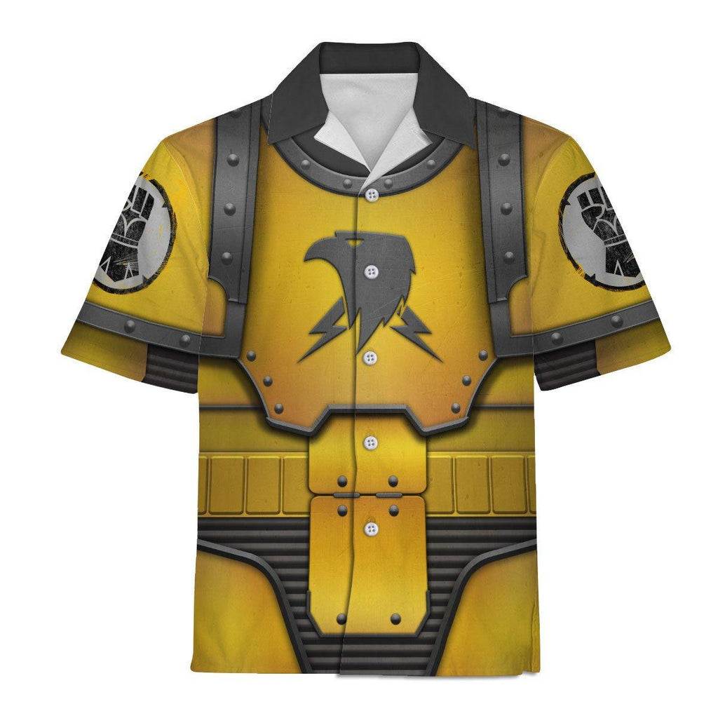 Imperial Fists in Mark III Power Armor T-shirt Hoodie Sweatpants Cosplay - OodieGang