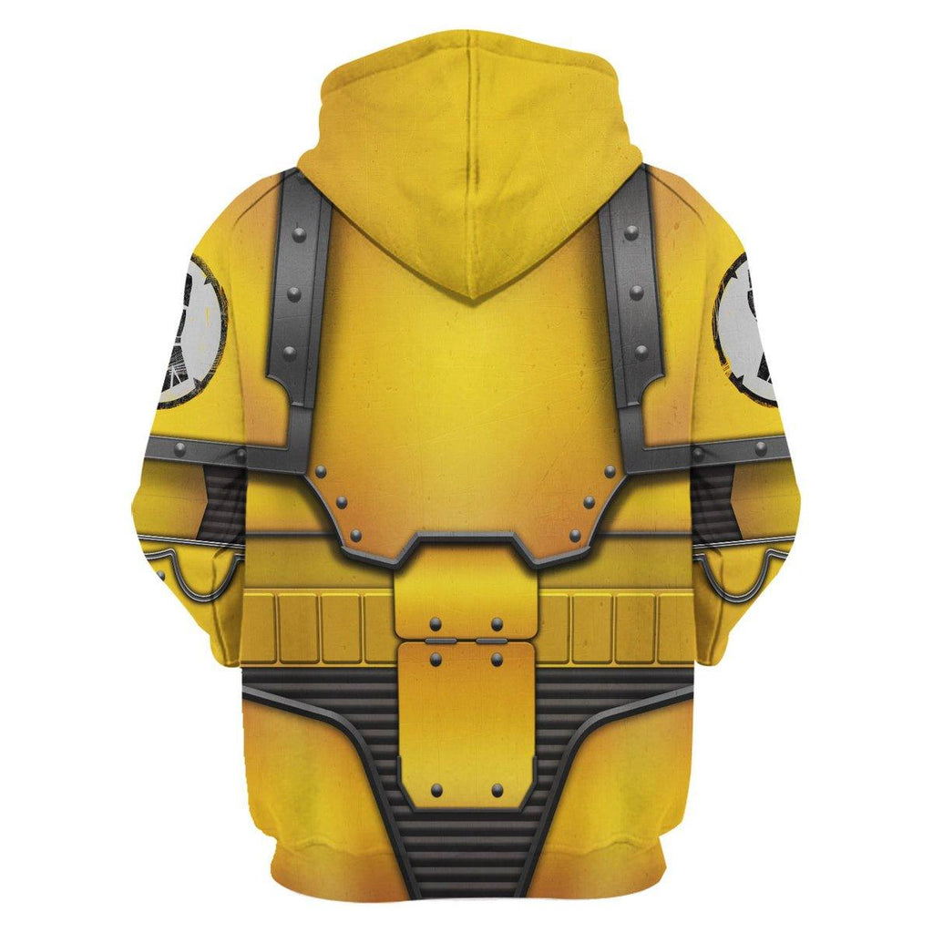 Imperial Fists in Mark III Power Armor T-shirt Hoodie Sweatpants Cosplay - OodieGang