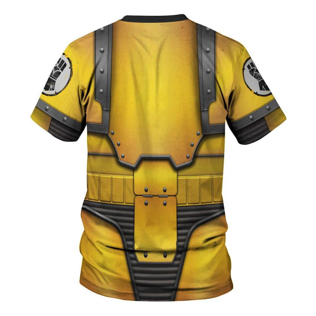 Imperial Fists in Mark III Power Armor T-shirt Hoodie Sweatpants Cosplay - OodieGang