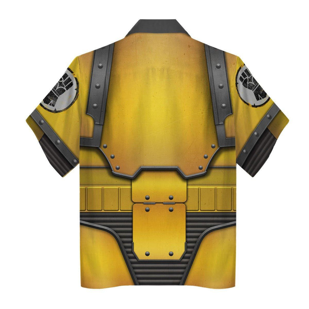 Imperial Fists in Mark III Power Armor T-shirt Hoodie Sweatpants Cosplay - OodieGang