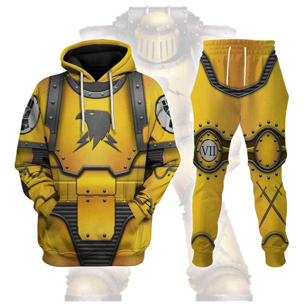 Imperial Fists in Mark III Power Armor T-shirt Hoodie Sweatpants Cosplay - OodieGang