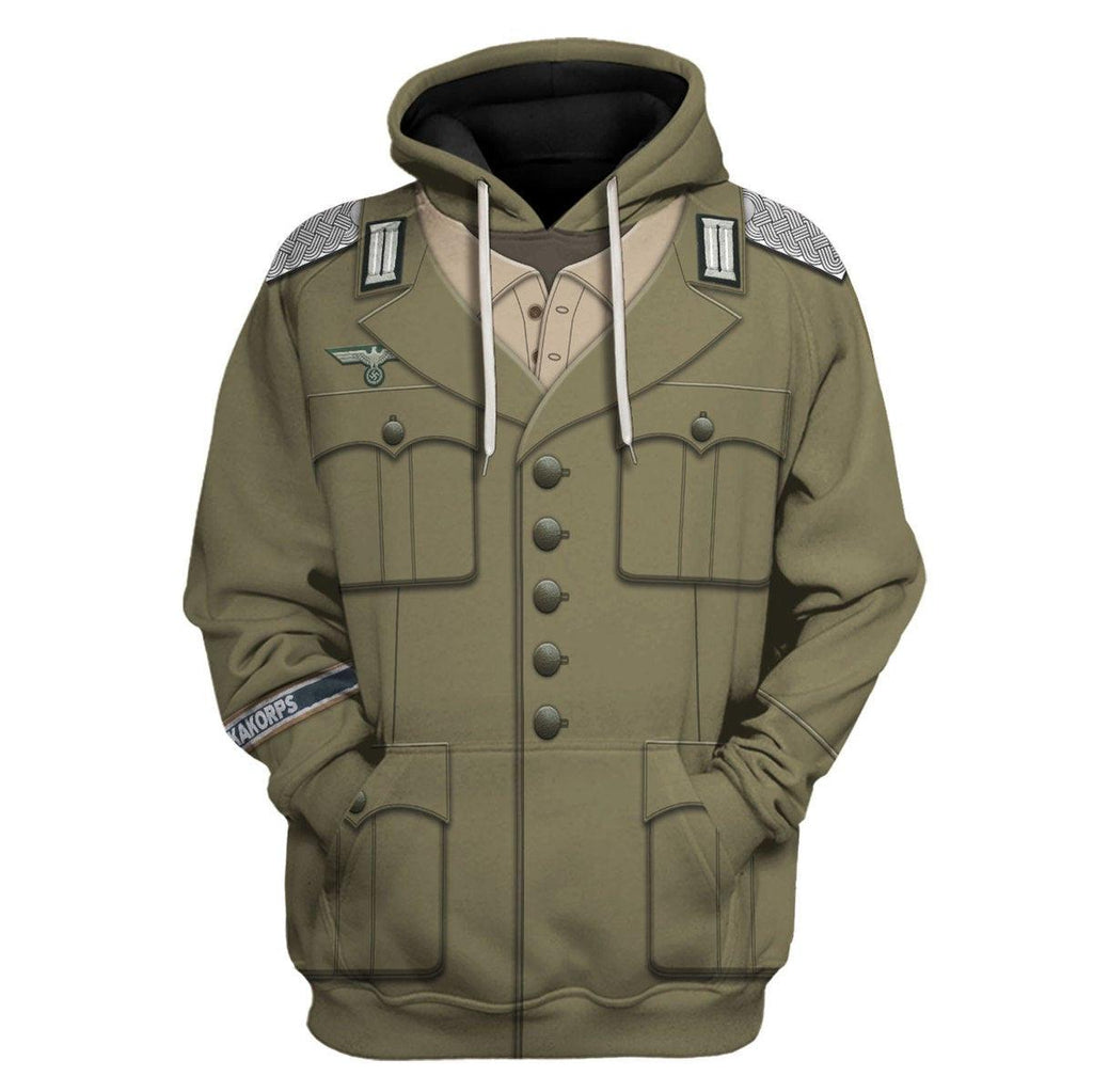 OodieGang Wehrmacht Heer Afrikakorps Officers Costume Hoodie Sweatshirt T-Shirt Tracksuit - OodieGang.com