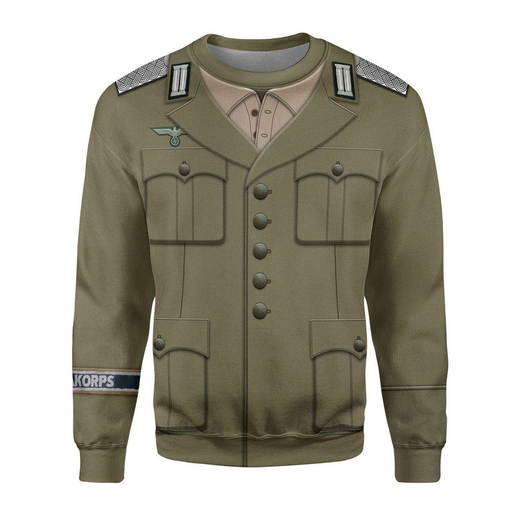 OodieGang Wehrmacht Heer Afrikakorps Officers Costume Hoodie Sweatshirt T-Shirt Tracksuit - OodieGang.com