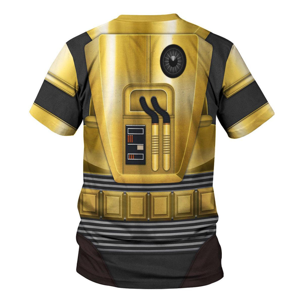 1978 Cylon Gold Costumes on Display T-shirt Hoodie Sweatpants Apparel - OodieGang.com