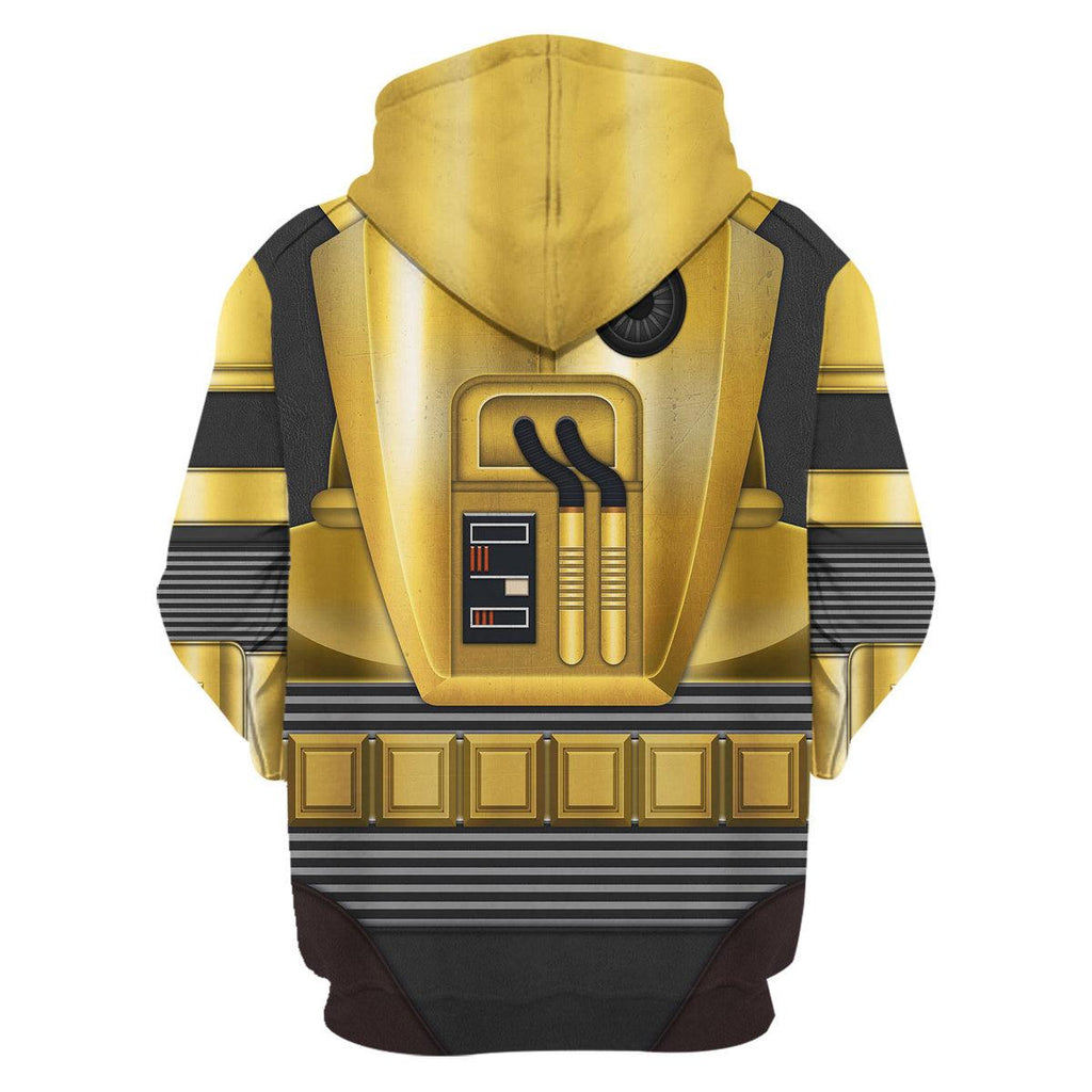 1978 Cylon Gold Costumes on Display T-shirt Hoodie Sweatpants Apparel - OodieGang.com