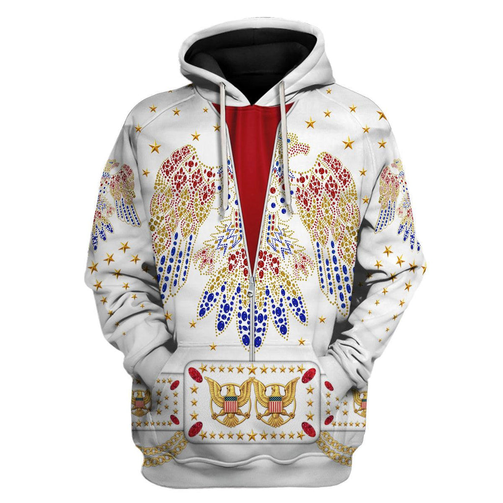 Oodiegang Elvis Aloha Costume from Hawaii Hoodie Sweatshirt T-Shirt Sweatpants - DucG