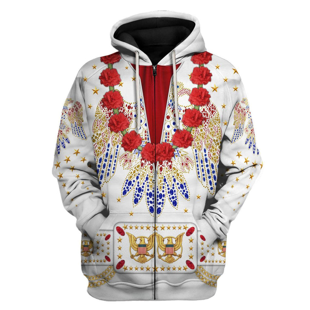 Oodiegang Elvis Aloha Costume from Hawaii Hoodie Sweatshirt T-Shirt Sweatpants - Oodiegang.com