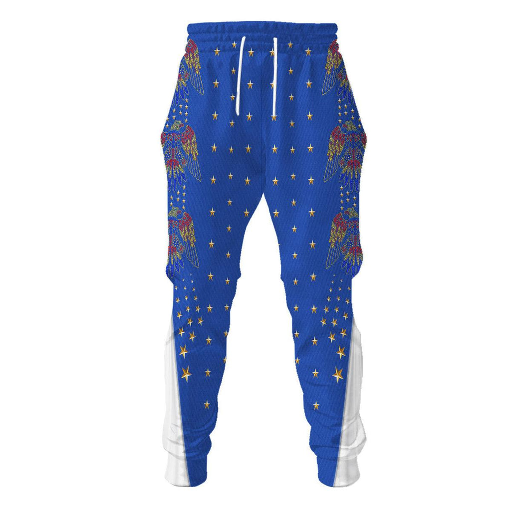 Oodiegang Elvis EAGLE Blue Costume Hoodie Sweatshirt T-Shirt Sweatpants - Oodiegang.com