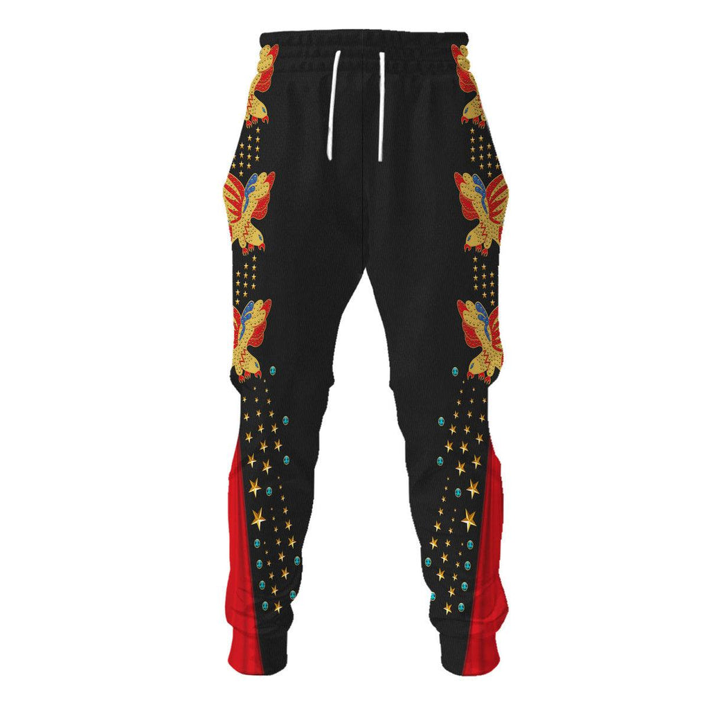 Oodiegang Elvis EAGLE Black Outfit Costume Hoodie Dress Swatpants - Oodiegang.com