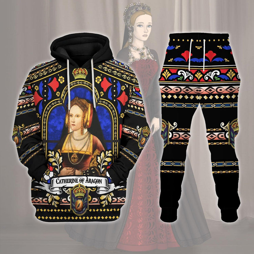 OodieGang Catherine of Aragon Queen of England Costume Hoodie Sweatshirt T-Shirt Tracksuit - OodieGang.com