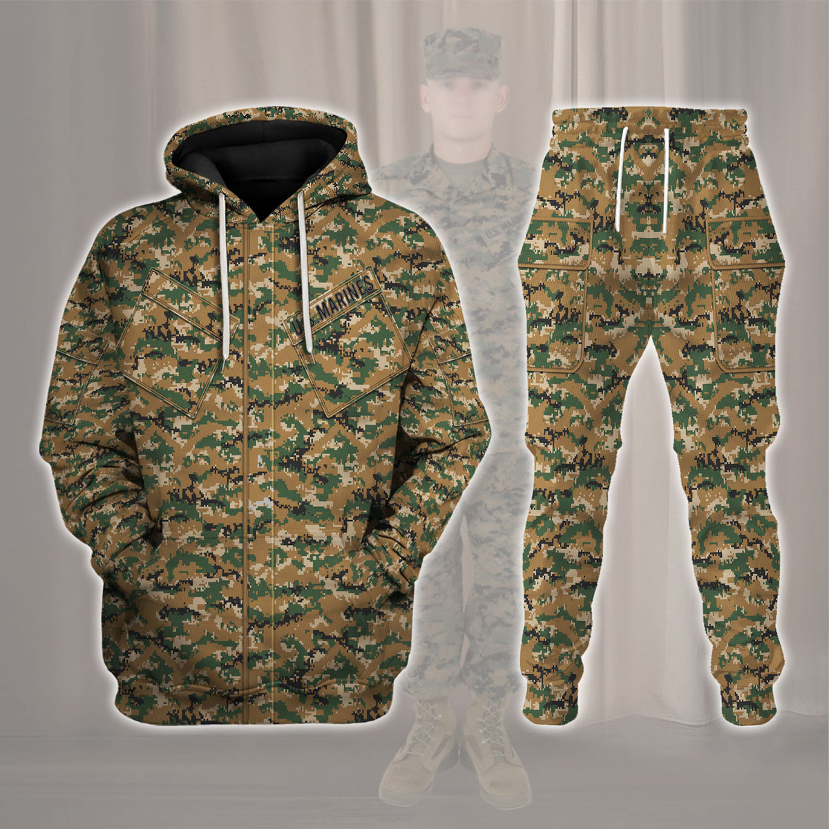 MakerHuman American Camo MARPAT (Marine Pattern) - 