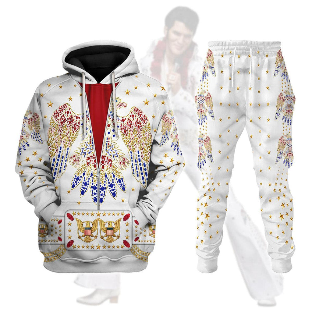 Oodiegang Elvis Aloha Costume from Hawaii Hoodie Sweatshirt T-Shirt Sweatpants - Oodiegang.com