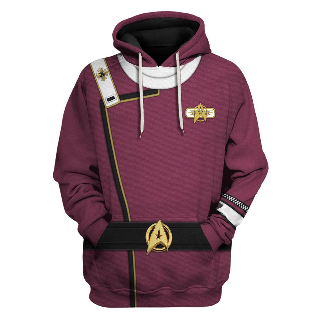 Admiral James T. Kirk Costume Hoodie Sweatshirt T-Shirt Sweatpants Apparel - OodieGang.com