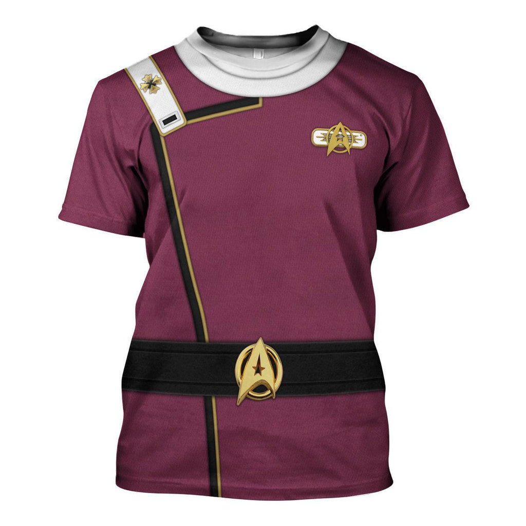 Admiral James T. Kirk Costume Hoodie Sweatshirt T-Shirt Sweatpants Apparel - OodieGang.com