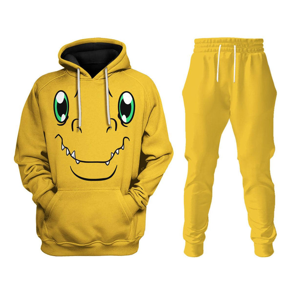 Agumon Hoodie T-shirt Sweatpants Cosplay - OodieGang