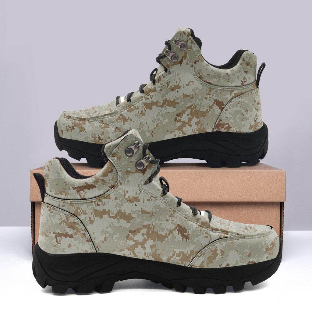 American Marine Pattern Desert CAMO Hiking Shoes - OodieGang