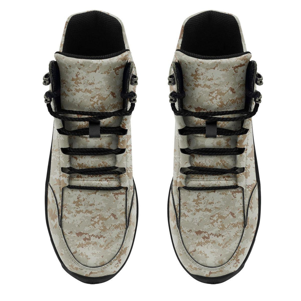 American Marine Pattern Desert CAMO Hiking Shoes - OodieGang