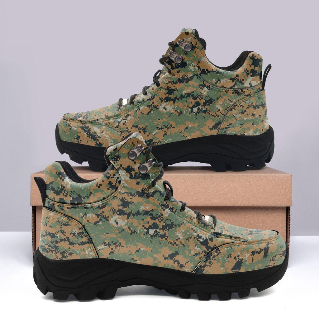 American MARPAT Marine pattern Woodland CAMO Hiking Shoes - OodieGang