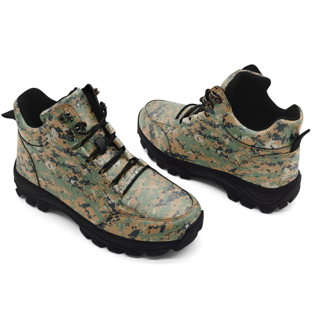 American MARPAT Marine pattern Woodland CAMO Hiking Shoes - OodieGang