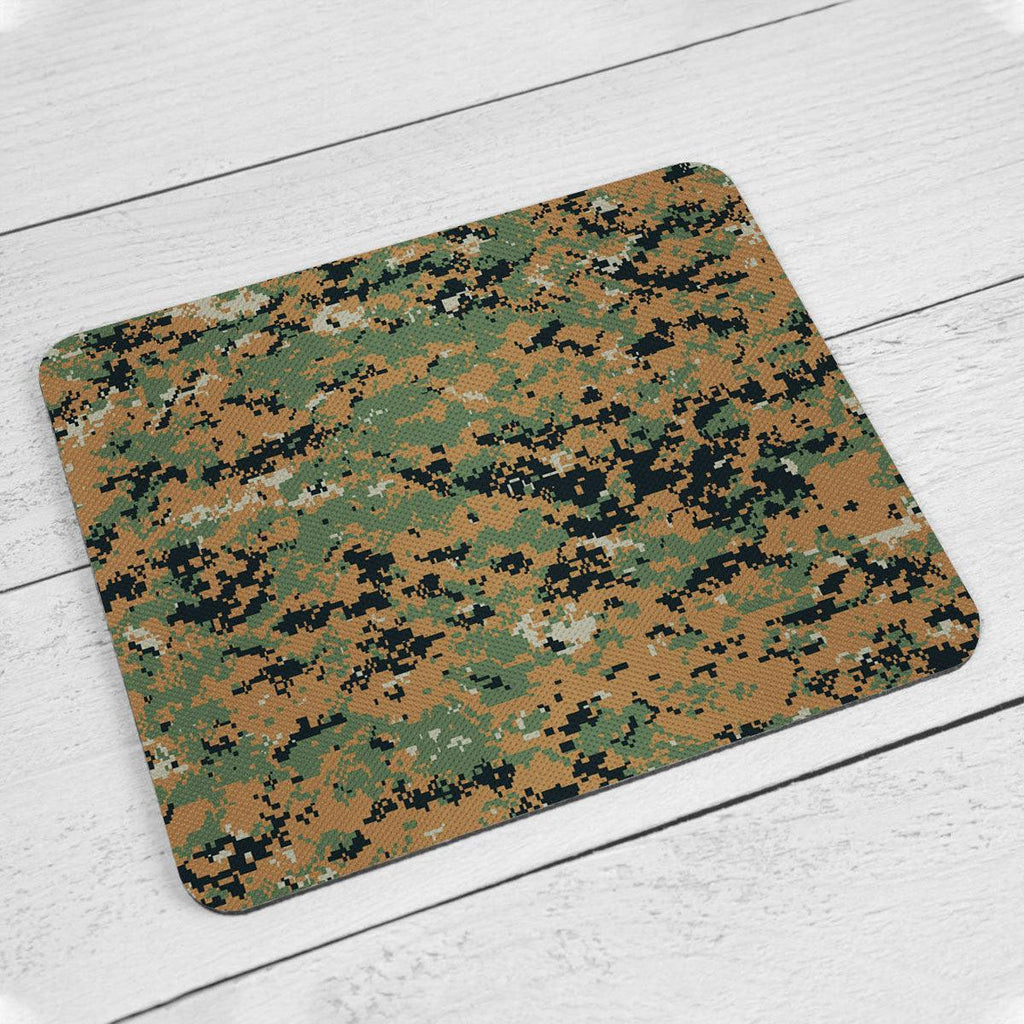 American MARPAT Marine pattern Woodland Camo MousePad - OodieGang