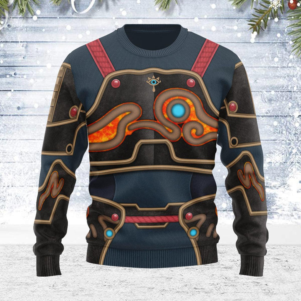 Ancient Armor Themed Costume Unisex Christmas Wool Sweater - OodieGang.com