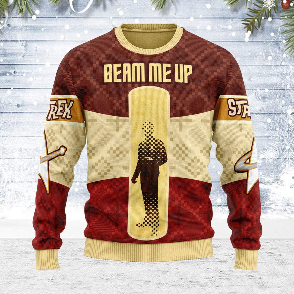 Beam Me Up Christmas Sweater - OodieGang.com