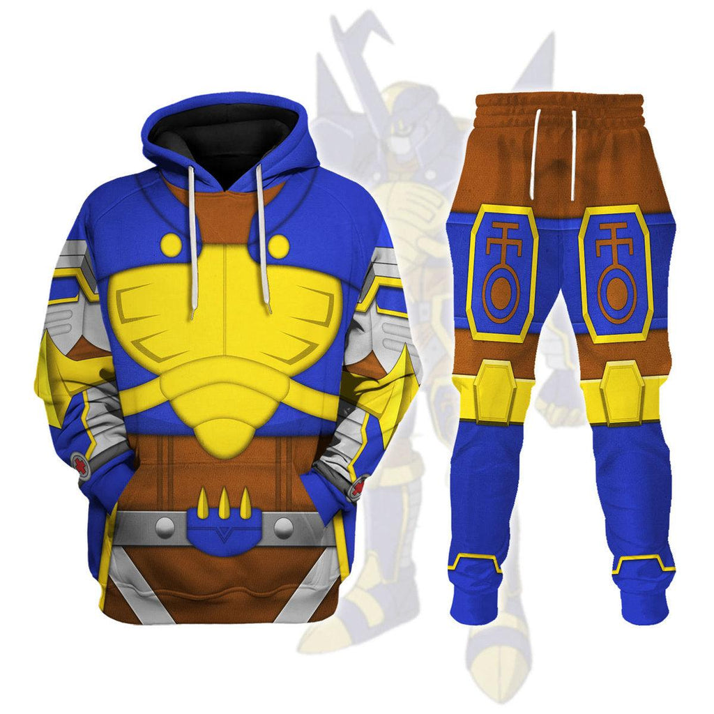 Beetlemon Digimon Frontier Hoodie T-shirt Sweatpants Cosplay - OodieGang