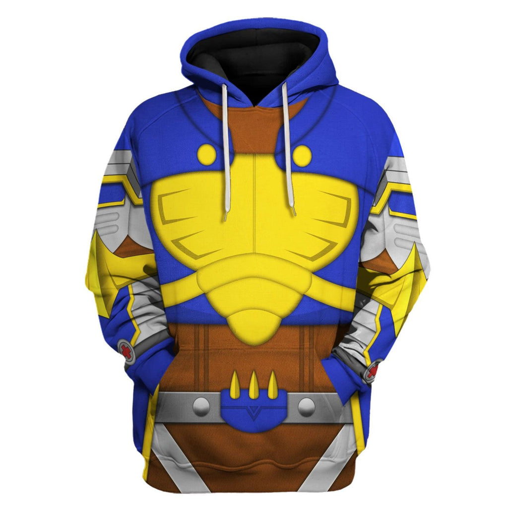 Beetlemon Digimon Frontier Hoodie T-shirt Sweatpants Cosplay - OodieGang