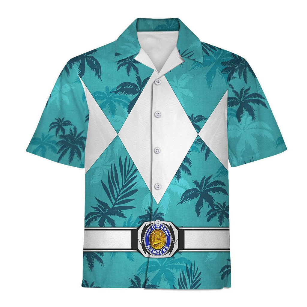 Belt Blue Ranger x Tommy Vercetti Hawaiian Shirt Beach Shorts - OodieGang.com