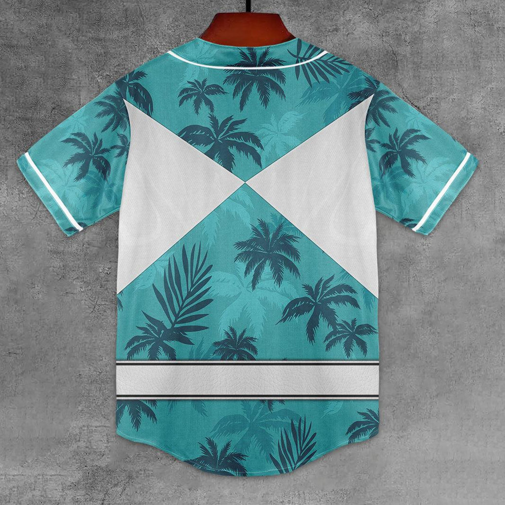 Belt Blue Ranger x Tommy Vercetti MLB Jersey Shirt Beach Shorts - OodieGang.com