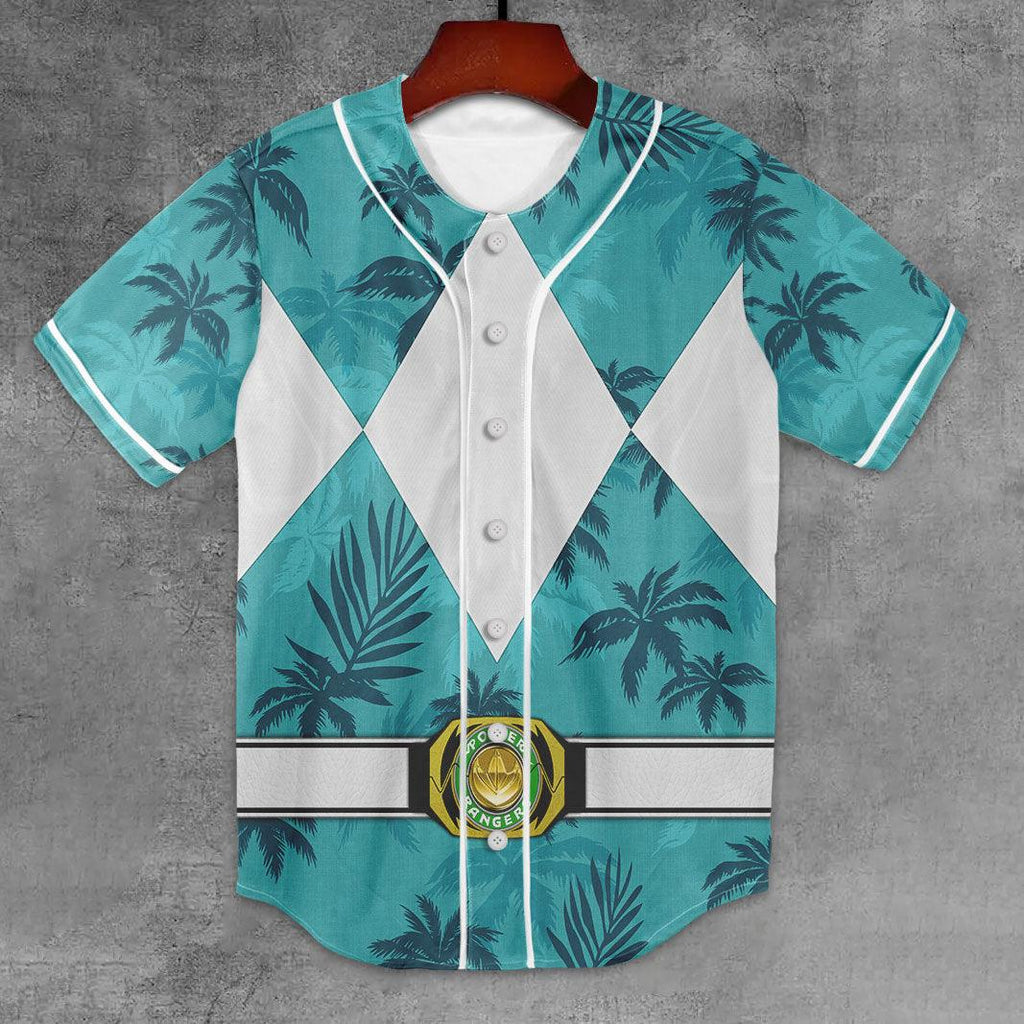 Belt Green Ranger x Tommy Vercetti MLB Jersey Shirt Beach Shorts - OodieGang.com