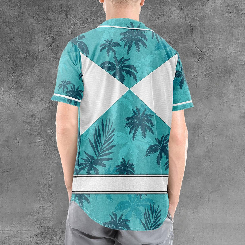 Belt Green Ranger x Tommy Vercetti MLB Jersey Shirt Beach Shorts - OodieGang.com