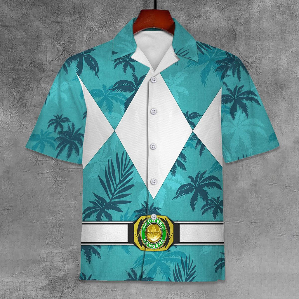 Belt Green Ranger x Tommy Vercetti Unisex Hawaiian Shirt Beach Shorts - CustomsPig.com