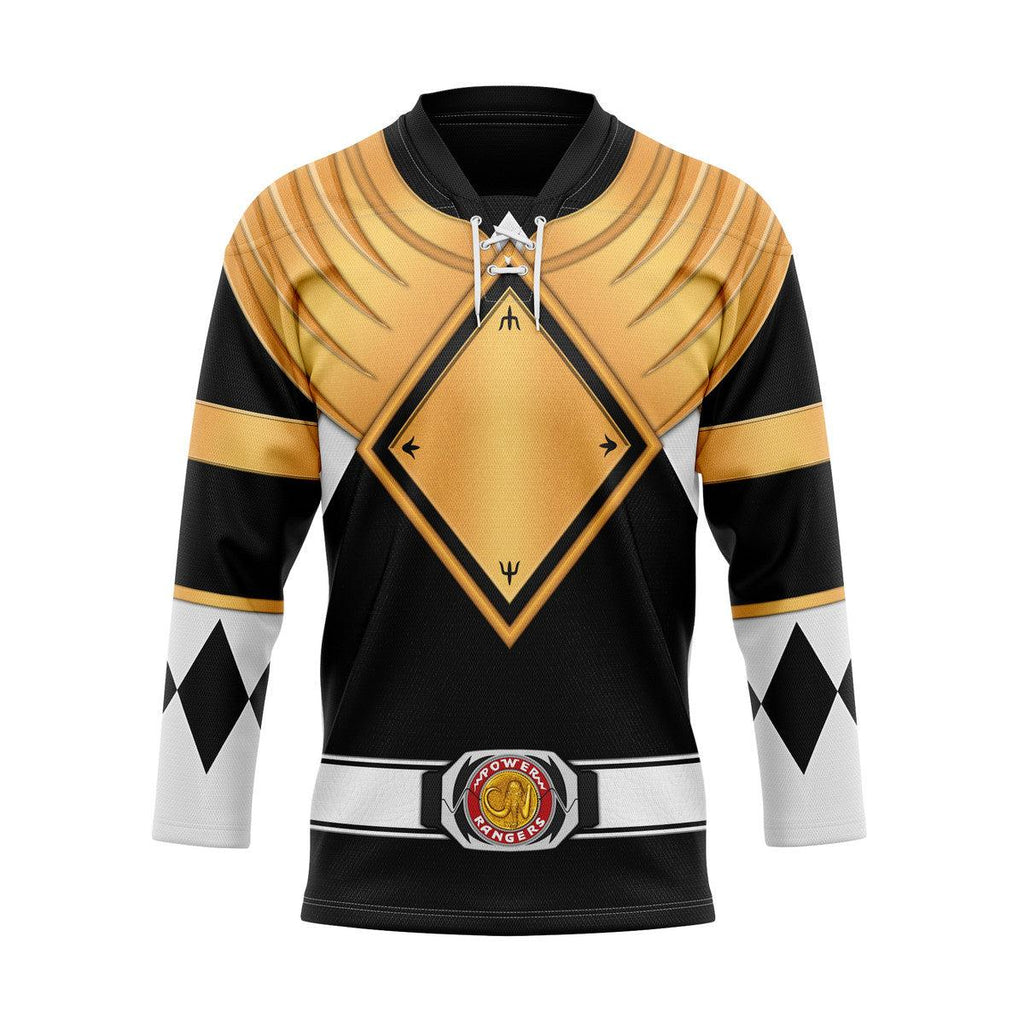 Black Ranger Dragon Shield Hockey Jersey - OodieGang.com