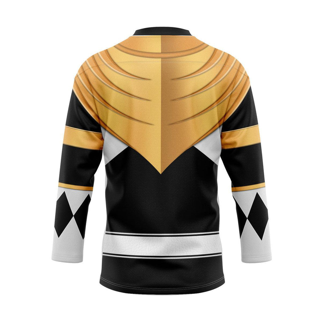 Black Ranger Dragon Shield Hockey Jersey - OodieGang.com