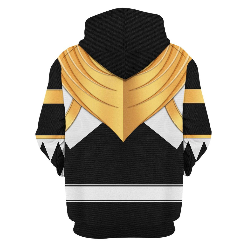 Black Ranger Dragon Shield Hoodies Sweatshirt T-shirt Hawaiian - OodieGang.com