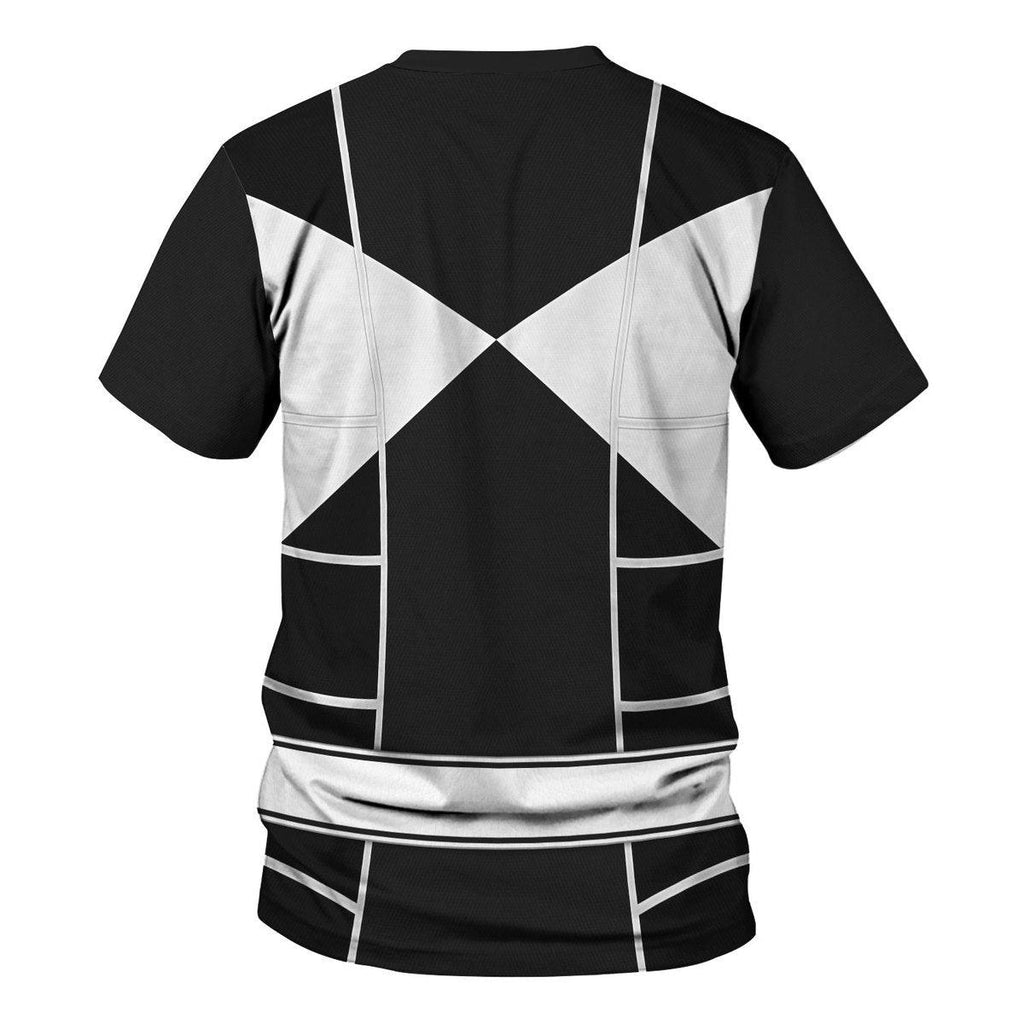 Black Ranger Mighty Morphin Cosplay Hoodies Sweatshirt T-shirt Hawaiian - OodieGang.com