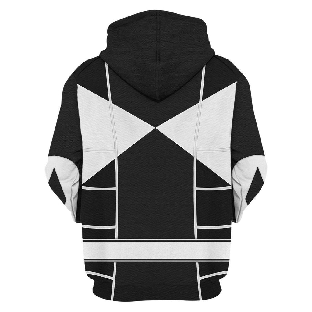 Black Ranger Mighty Morphin Cosplay Hoodies Sweatshirt T-shirt Hawaiian - OodieGang.com