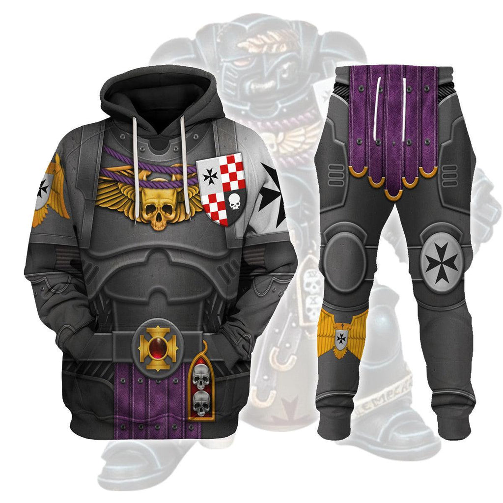 Black Templars Captain T-shirt Hoodie Sweatpants Cosplay - OodieGang