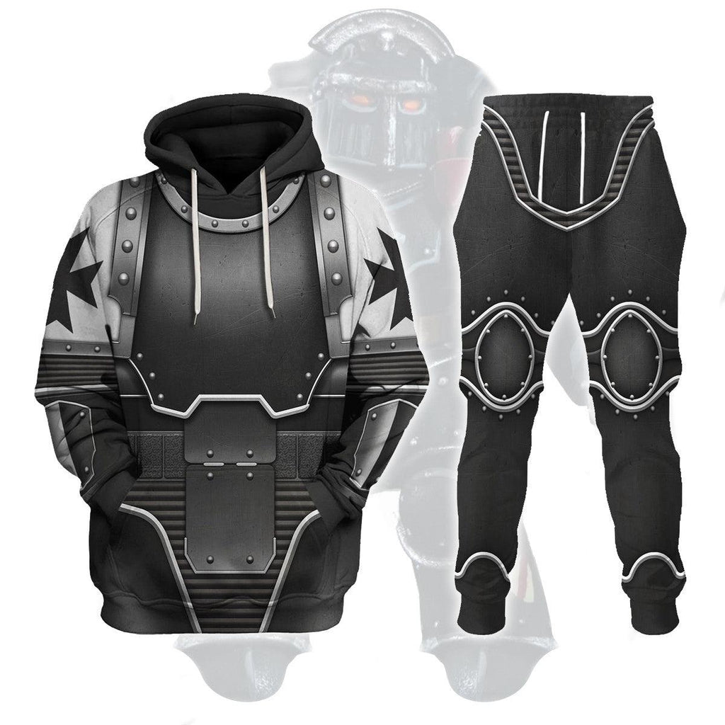 Black Templars In Mark III Power Armor T-shirt Hoodie Sweatpants Cosplay - OodieGang